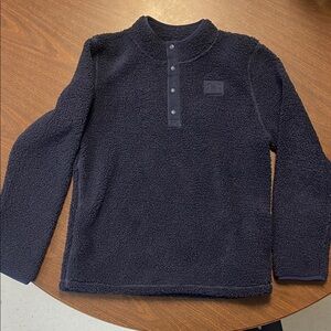 Youth Under Armour Dark Blue Fleece Pullover